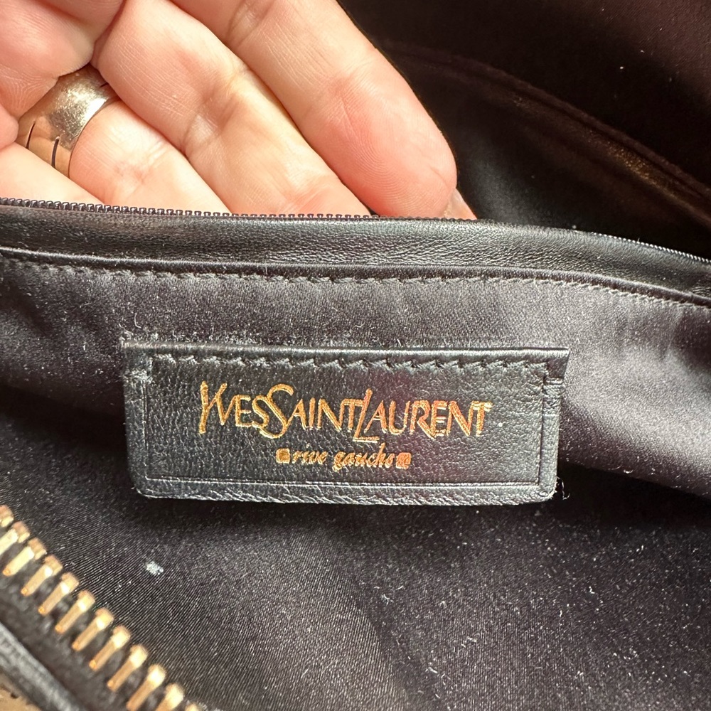 Gorgeous Yves Saint Laurent Black Pony Hair Large Muse Bag - Picture 8 of 16